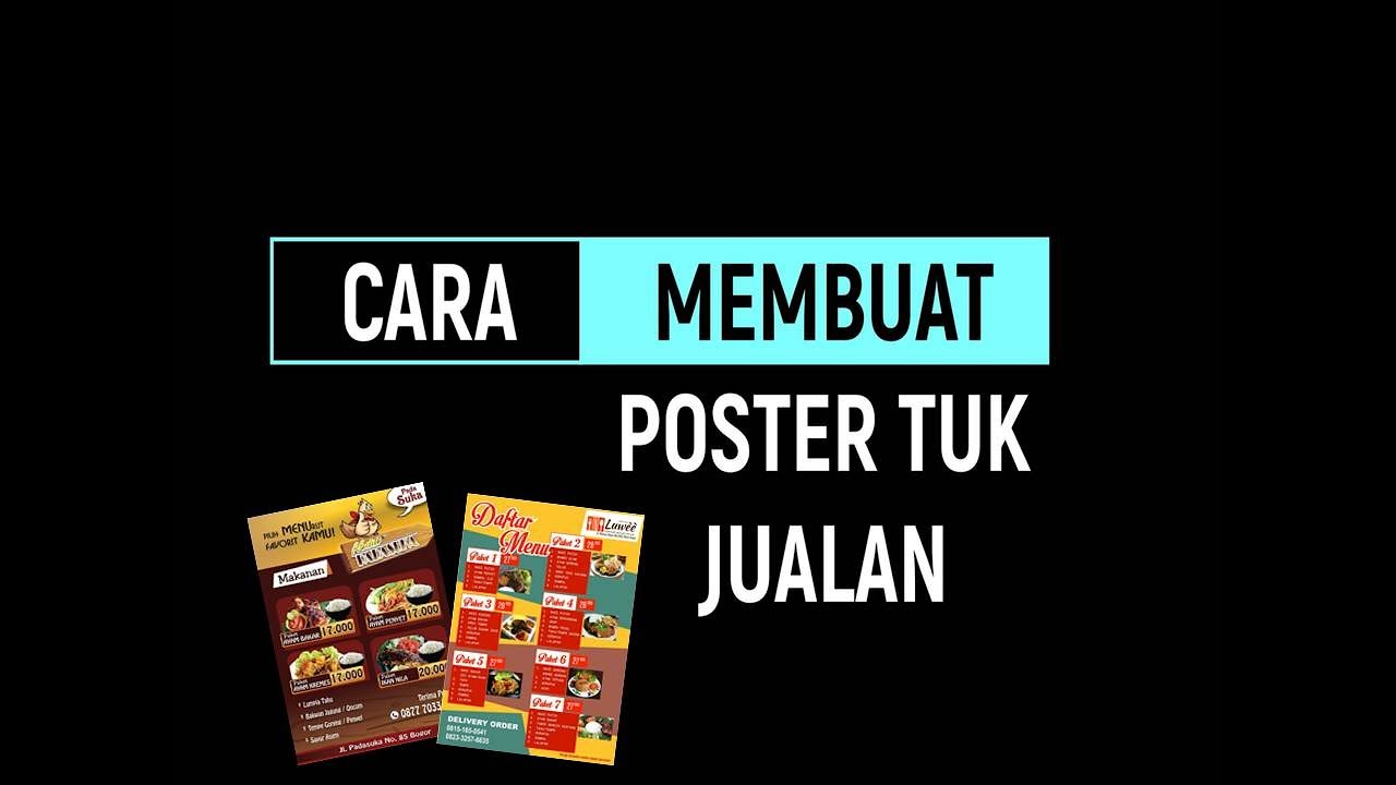  CARA  MEMBUAT  BROSUR  PROMOSI DENGAN HP  UNTUK JUALAN YouTube