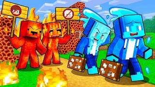 FIRE Mikey Family KICKED ICE JJ Family OUT Of The VILLAGE in Minecraft - Maizen