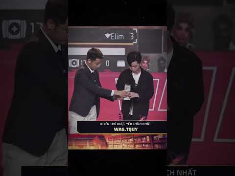 TQuy  mang  cả WAG lên nhận giải Tuyển Thủ Được Yêu Thích Nhất Năm 😆😍