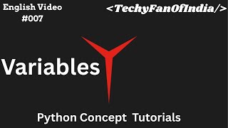 Python Programming Language(English) #007 |Python Variables| From Zero to Hero| 2025
