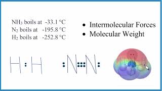 H2, N2, and NH3 : Comparing Boiling Points