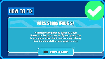 How to Fix Epic Games Fall Guys Missing Files (2025)