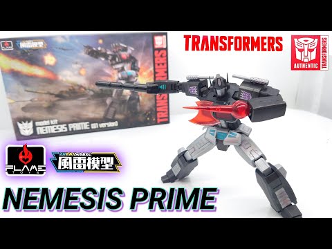 (FLAME TOYS) 香港ACG限定!ネメシスプライム ウェザリング仕上げ / Repaint🎨 NEMESIS PRIME FURAI MODEL🔥