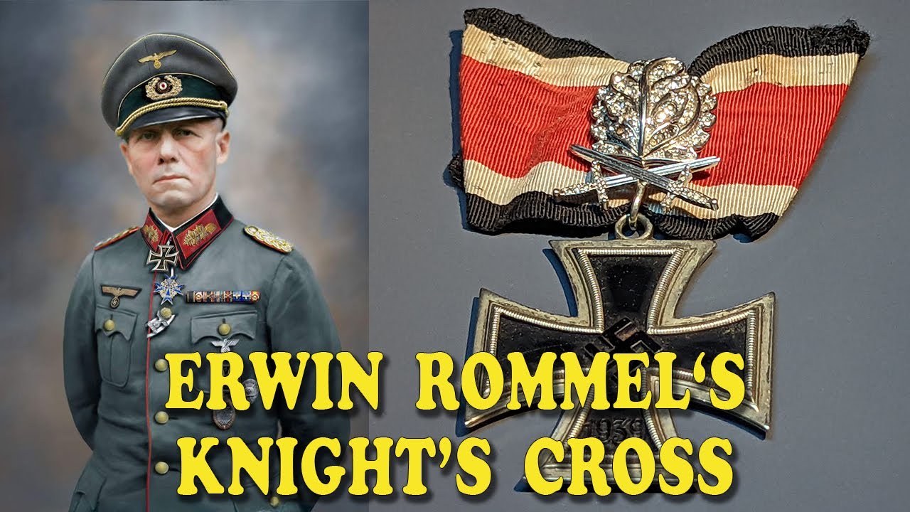 ORIGINAL Erwin Rommel's KNIGHT'S CROSS