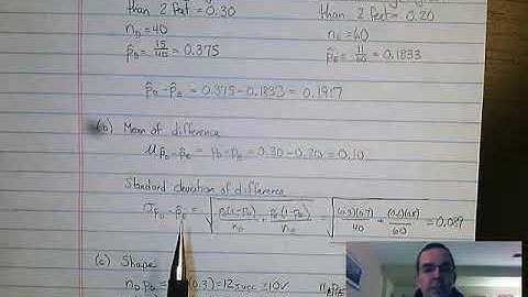 AP Statistics Unit 5 Progress Check 1(b)