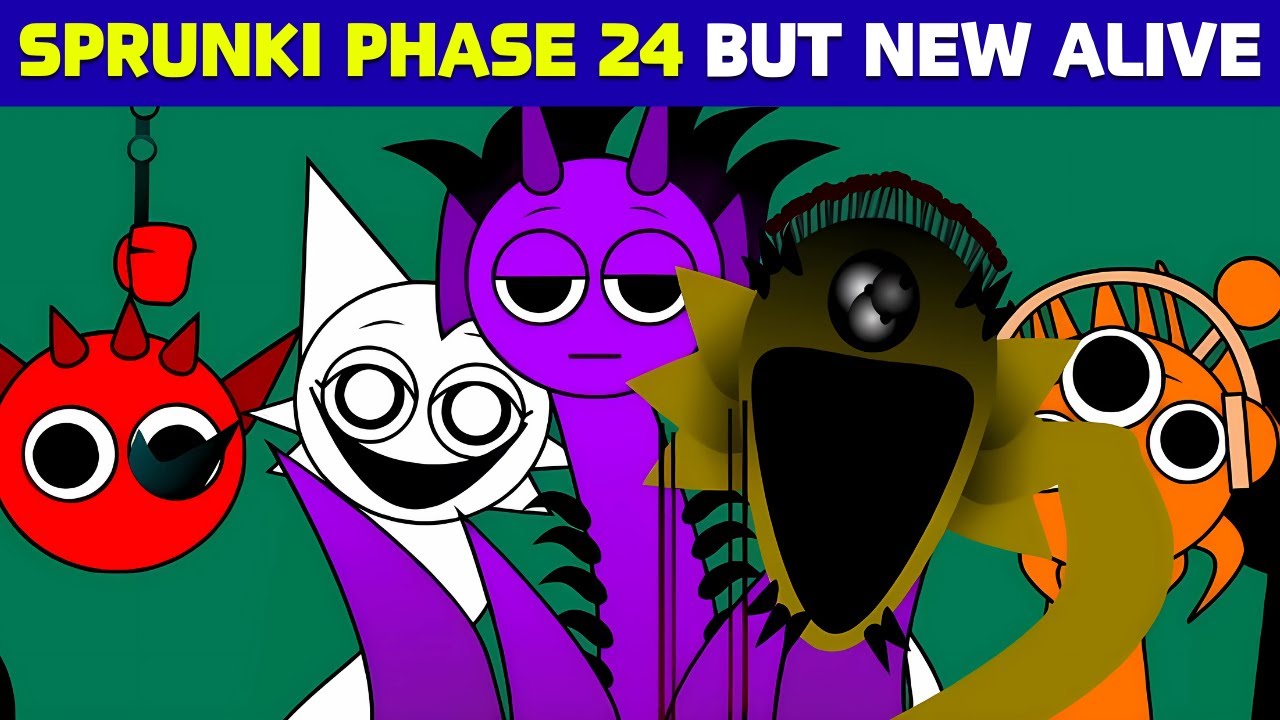 Sprunki Phase 24 But New Alive - FULL SHOWCASE