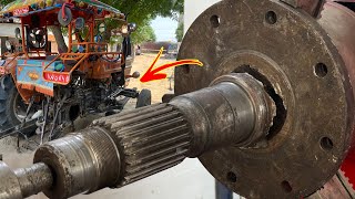 How to Accurate Repaired A Broken Massey Tractor (385) Axle Was A Expert Mechanic Risky Decision….