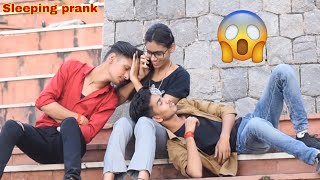 Sleeping prank On Cute Girls 🥵| Epic Reactions 😱| Classy Subhash