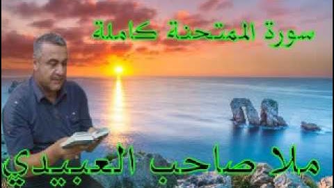 سورة الممتحنة =هديتى الى ارواح امواتكم اخوانى واخواتى الاطهار =ملا صاحب العبيدى