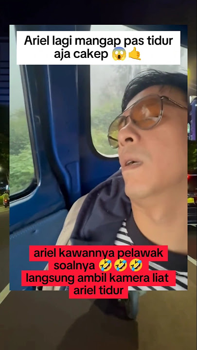 beginilah Ariel kalau touring bareng Raffi Ahmad, Gading, Desta #ariel #raffiahmad #gading #desta