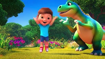 Dino’s 1 to 10 Counting Adventure | Learn Numbers with Dino & Friends! 🦖✨ | Fun Kids Song