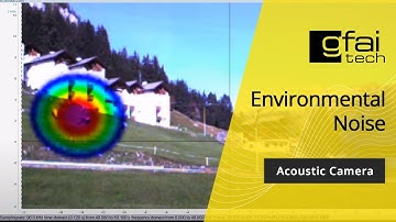 ACOUSTIC CAMERA: Noise of a generator and the cow bells in the Alps