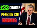 🚨 New DWP £33 Charge for UK State Pensioners — “Double Repayment” Warning Issued!
