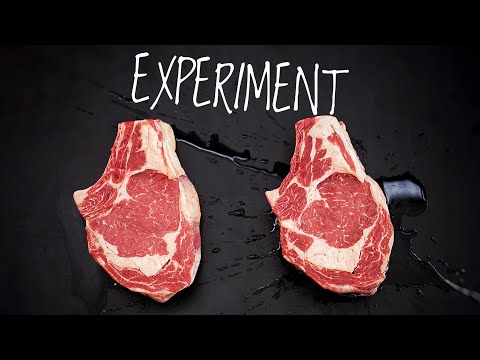 Steak Experiment !!!  Moisture loss