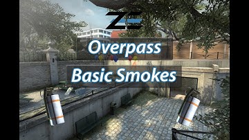 CS:GO - Basic Overpass Smokes 2021 (128 tick)