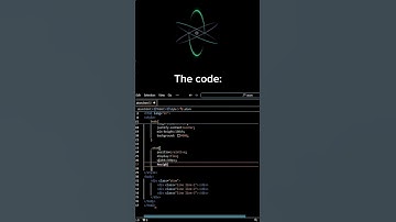 Atom Animation | HTML CSS | Coding Shorts 🖇️ #coding #shorts #computerscienceconcepts #html #css