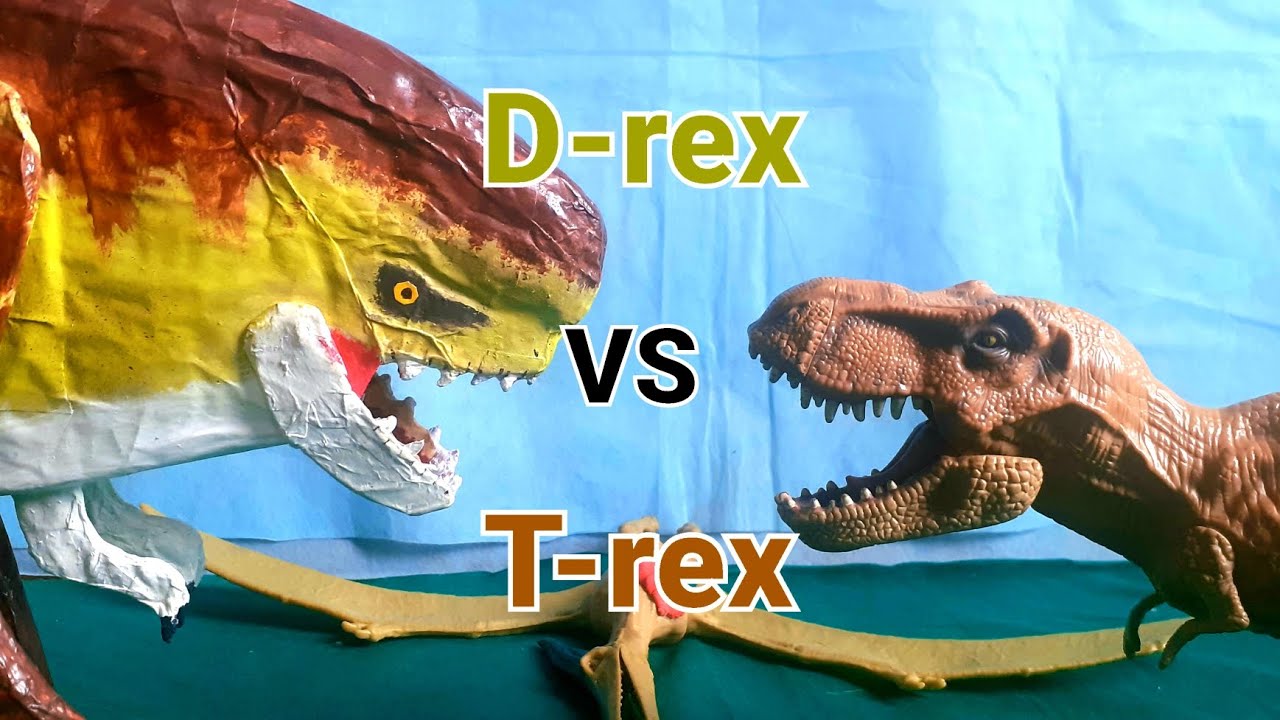 Rex Motion D REX vs T REX | Stop Motion - YouTube