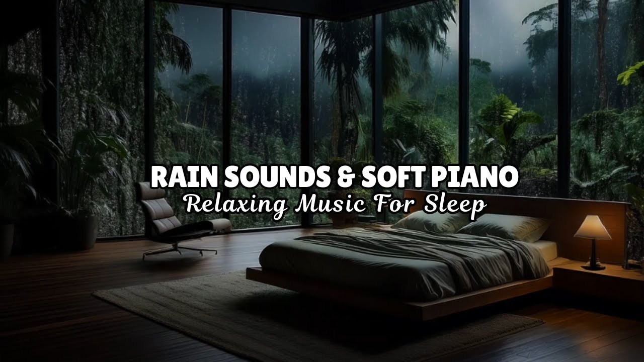 Cozy Cabin in the Woods: Relaxing Music & Gentle Rain Sounds for Sleep ...