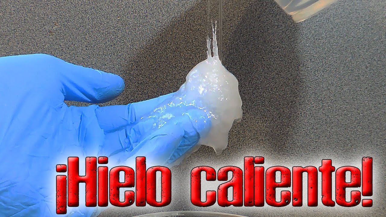 ¡HIELO CALIENTE!!! Super experimento! Cómo hacer acetato de sodio con