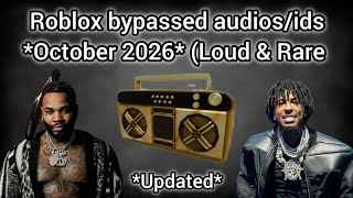 5 BYPASSED Roblox Music Codes/ids (OCTOBER 2026) *WORKING IDS*