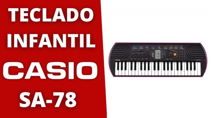 Teclado Infantil Casio SA46 32 Teclas - Comprejá Variedade e Preços Baixos  em Instrumentos Musicais e Som profissional