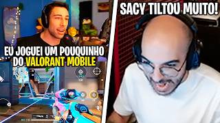 TCK REVELA QUE TESTOU O VALORANT MOBILE NA CHINA! SACY TILTOU COM CHAMBER - CLIPS