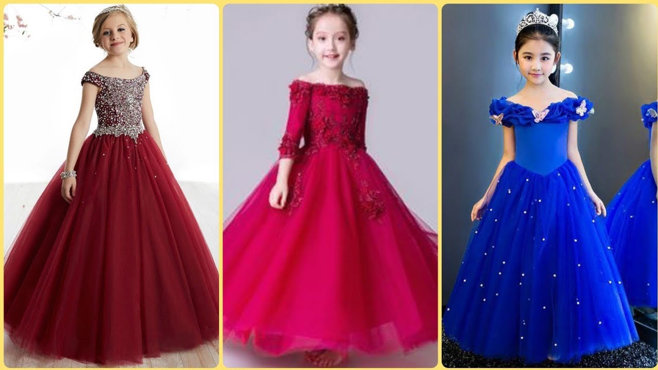 1# The most beautiful evening dresses to kids in the world 2020