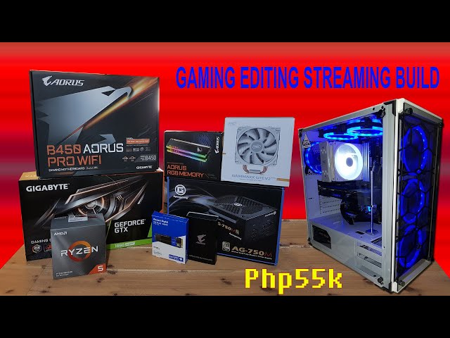 Aorus B450 Pro WiFi Ryzen 5 3600 GTX1660s gaming oc Aorus Memory