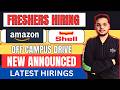 New Hiring Drives | Shell Biggest Update | Off Campus Drive for 2026, 2025 Batch Hiring | Jobs
