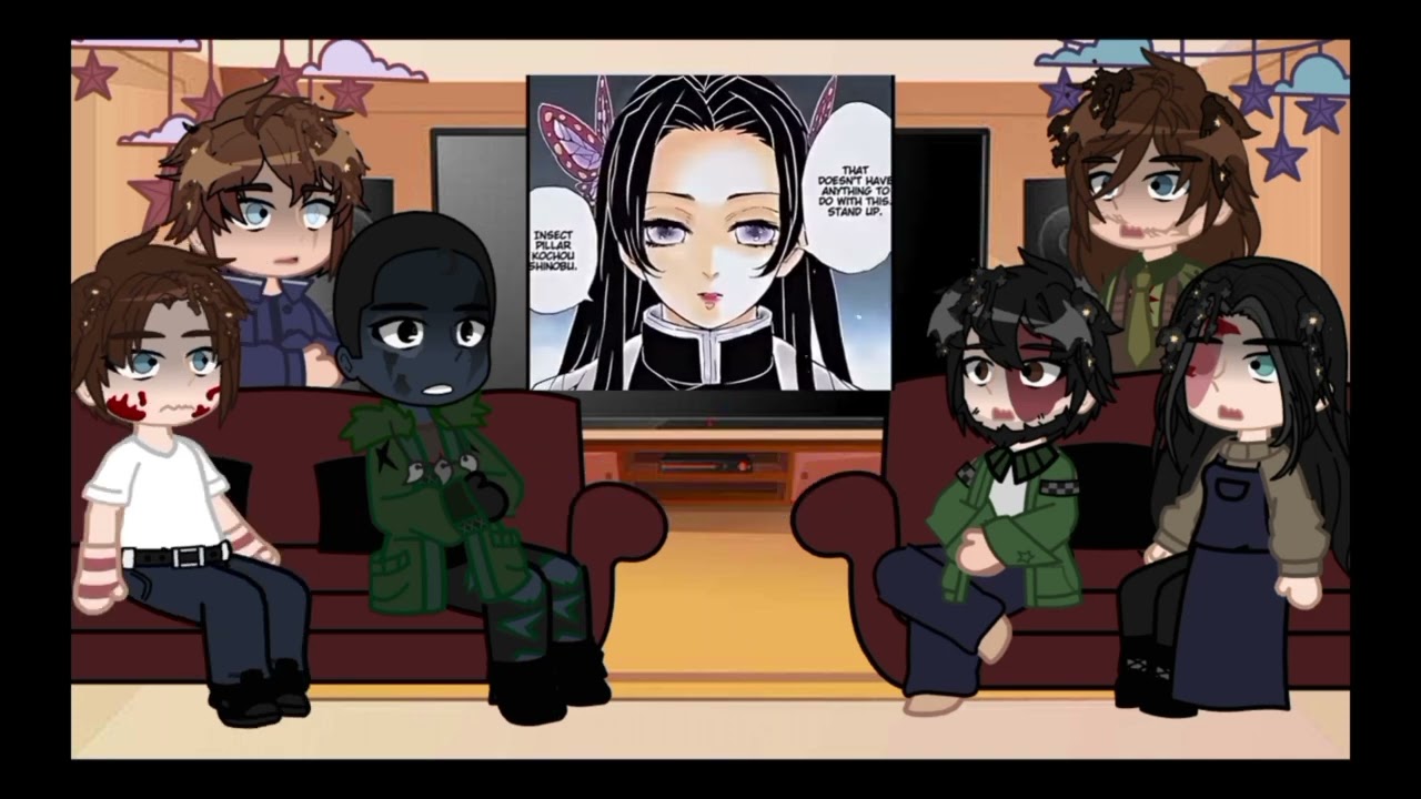 Slashers' react to F!y/n as 🌸 Kanao Tsuyuri 🦋 (no ships)⚠️ Manga Spolier ⚠️ (read desc)