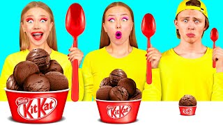 Big, Medium and Small Plate Challenge | Funny Situations by TeenTeam Challenge