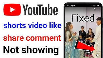 YouTube shorts like comment share not showing | HOW to fix YouTube short video like option not show