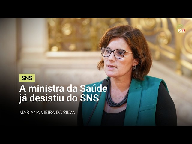 A ministra da Saúde já desistiu do SNS