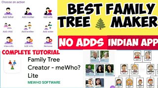 Best Family Tree 🌲 Maker Application in 2020 | mewho lite screenshot 1