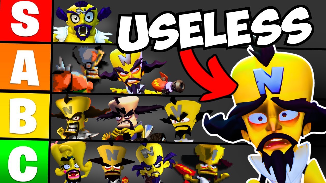 Ranking How USELESS Dr. Neo Cortex is in Every Crash Game