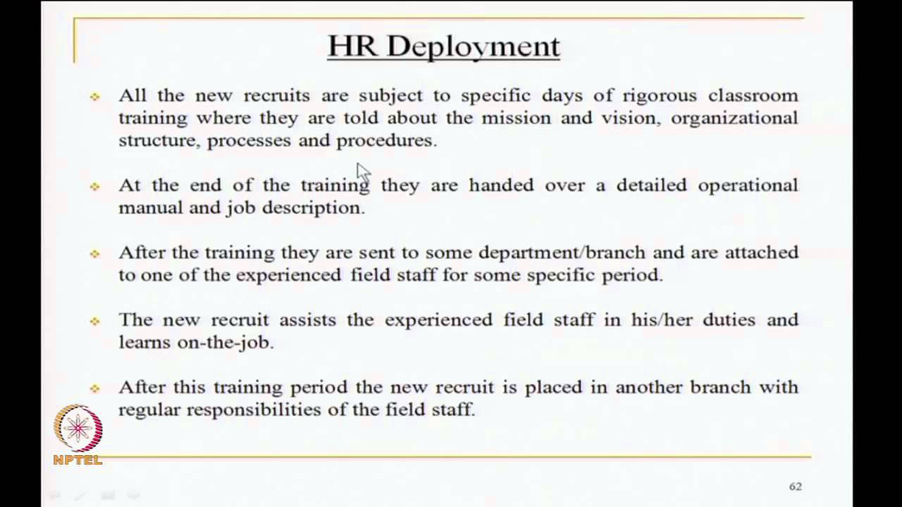 Mod-03 Lec-34 Elements of human resources planning Contd.