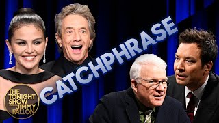 Catchphrase with Steve Martin, Martin Short and Selena Gomez | The Tonight Show