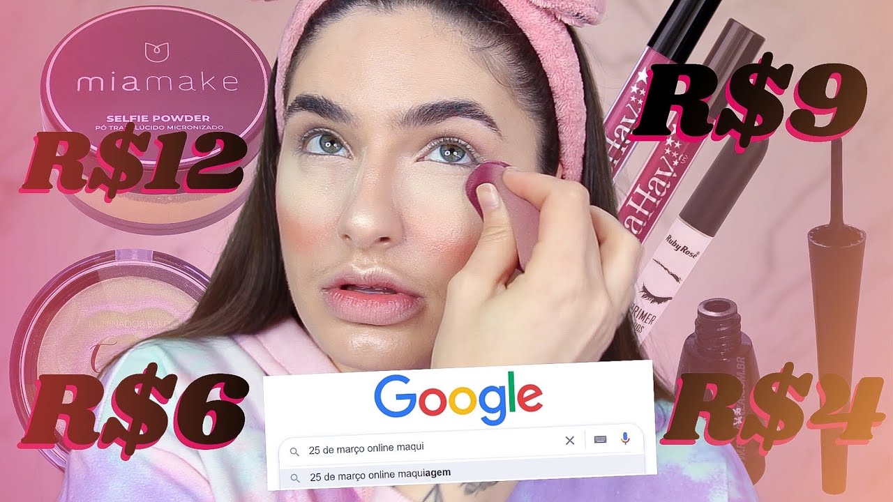 COMPREI as MAKES MAIS BARATAS do SITE -