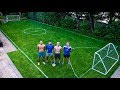 TURNING DAD'S LAWN INTO A FOOTBALL PITCH! {Prank Wars}