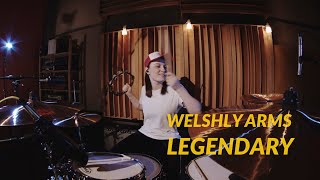 Welshly Arms - Legendary (drum cover by Vicky Fates)