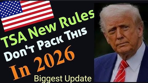 USA Travel Rules Changes in 2026: TSA Big Announcement For Travelers 