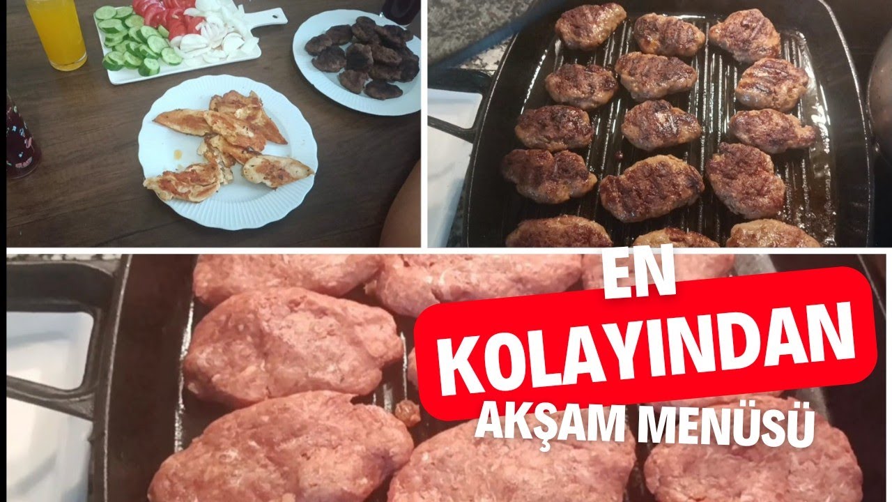 5DAKİKADA PRATİK AKŞAM YEMEĞİ ????AKŞAM MENÜSÜ????