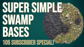 Age of Sigmar Kruleboyz Swamp Bases... EASY mode!