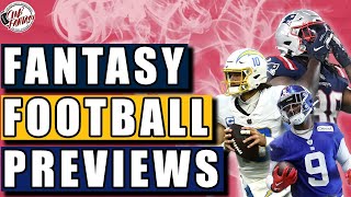 2024 Fantasy Football Team Previews | Patriots, Chargers, Giants