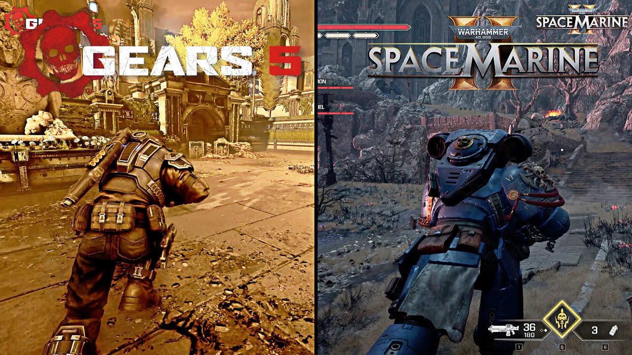Space Marine 2 vs Gears Of War 5 | Comparison