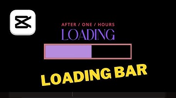 How to Create Simple Loading Bar Screen Animation in CapCut PC (2024)  | Step-by-Step Guide