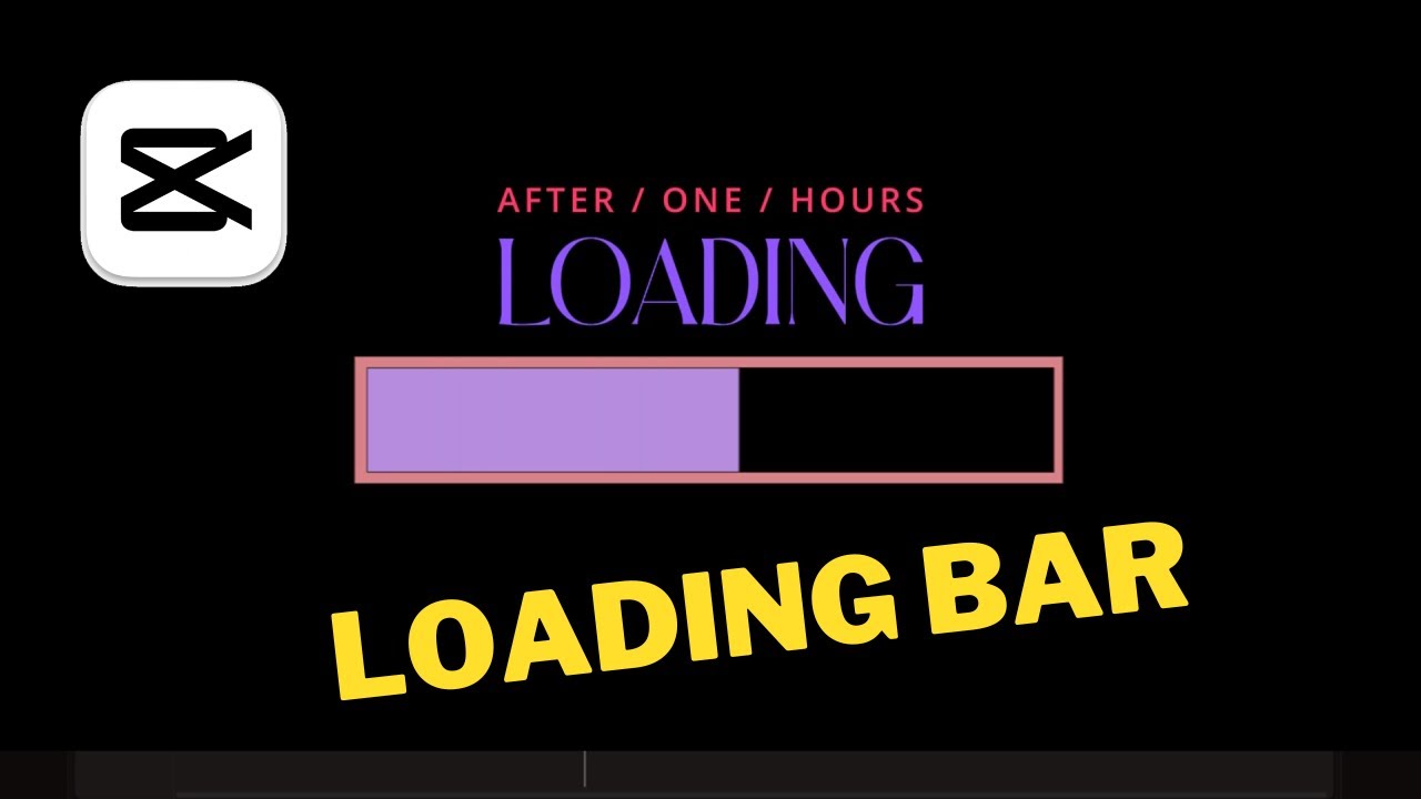 How to Create Simple Loading Bar Screen Animation in CapCut PC (2024 ...