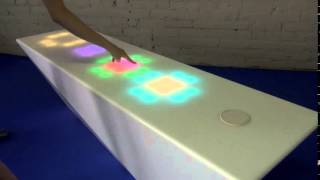 Nunoerin Interactive Diamond Bench with wireless charging 1 short