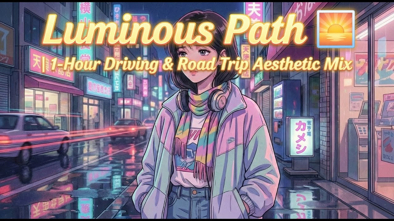 Luminous Path 🌅 | 1-Hour Driving & Road Trip Aesthetic Mix