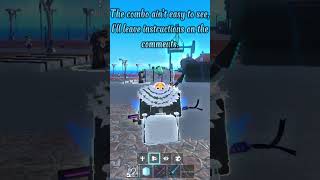 Easy Kitsune Combo on Blox Fruits! | #shorts #gaming #roblox #anime #onepiece #bloxfruits #combo